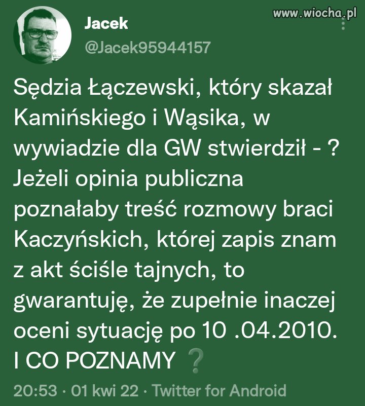 Kto jest za ujawnieniem