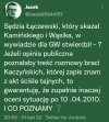 Kto jest za ujawnieniem