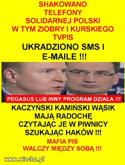 Pozdrawiam patologiczny elektorat patologicznej partii i rzadu
