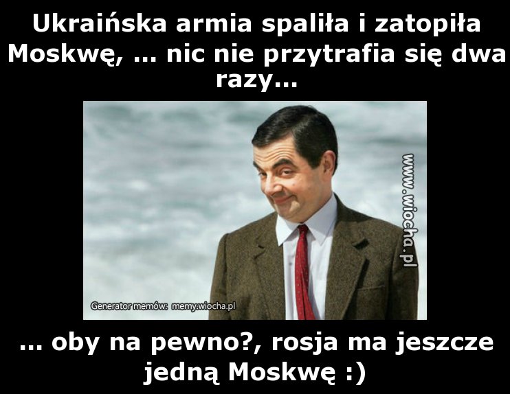 Ukraińska armia spaliła i zatopiła Moskwę, ... nic