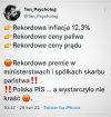 Ale musztarda nie zdrożała, no i poparcie rośnie.