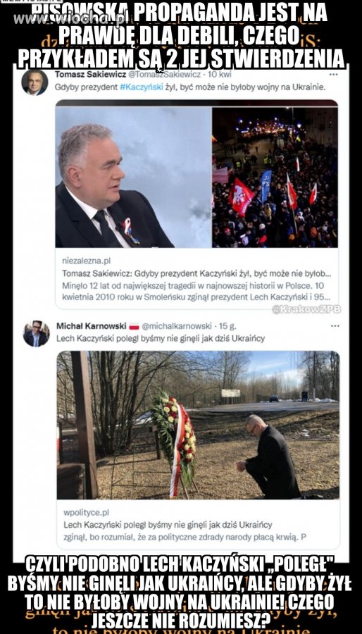 Takie tak pisowskie debilizmy