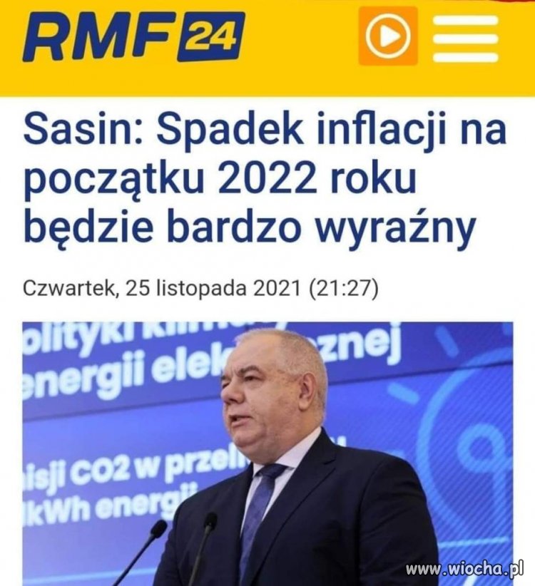 Jak Sasin coś powie, to zostaje tylko