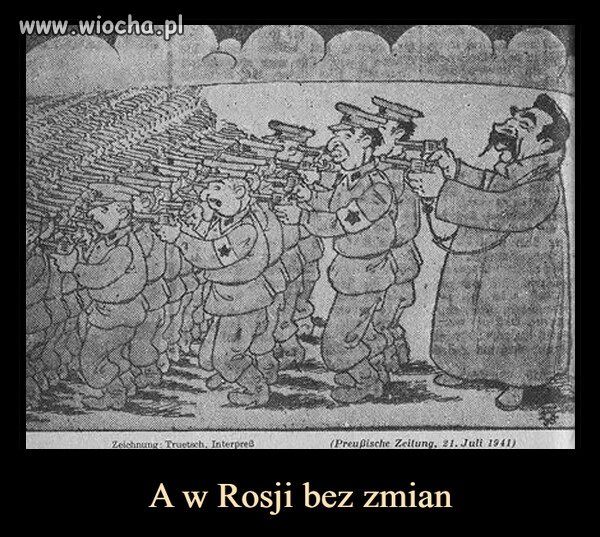 Czasy się zmieniają ale nie Rosjanie 
