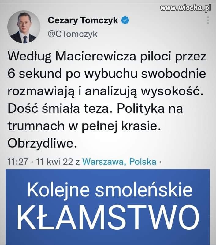 Macierewicz i jego eksperymenty..