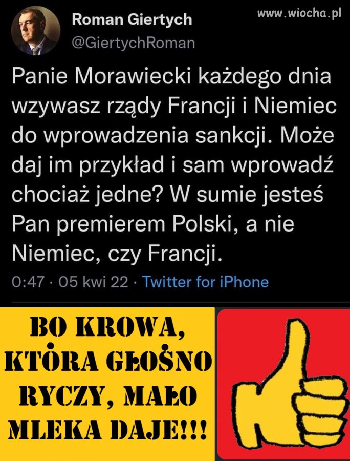 Inne państwa ustawia, tylko w Polsce robi wszystko pod dyktando Kaczyńskiego, Ziobro innych pisowców
