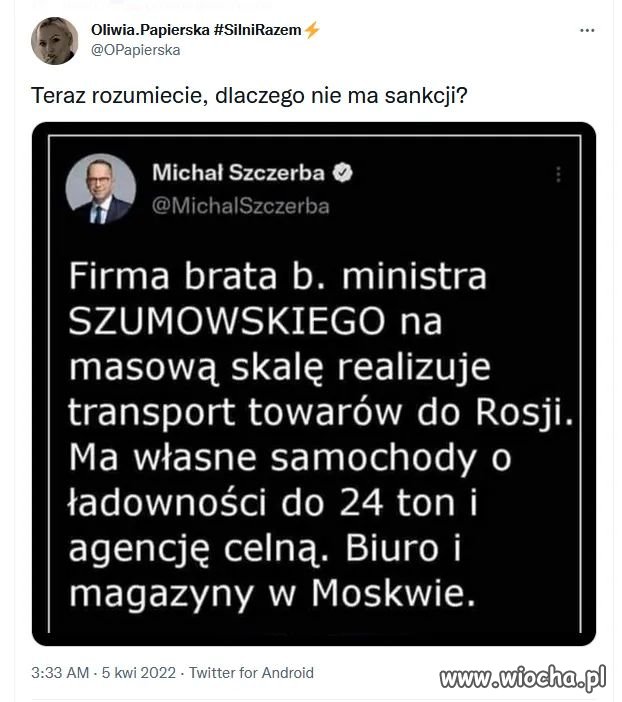 Dorabiają się na krzywdzie ludzkiej.
