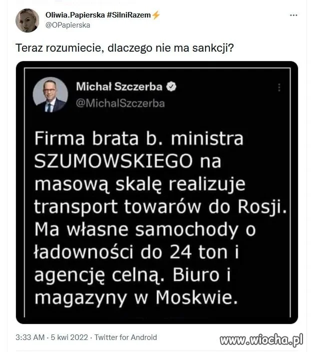 Dorabiają się na krzywdzie ludzkiej.