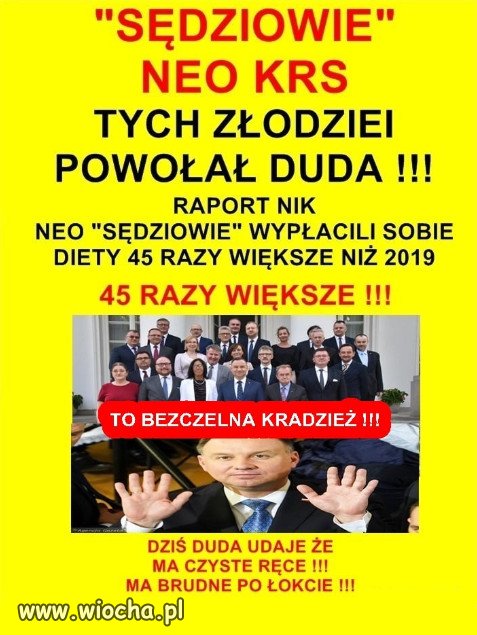 Za rzadow PiSu wszedzie zlodzieje...