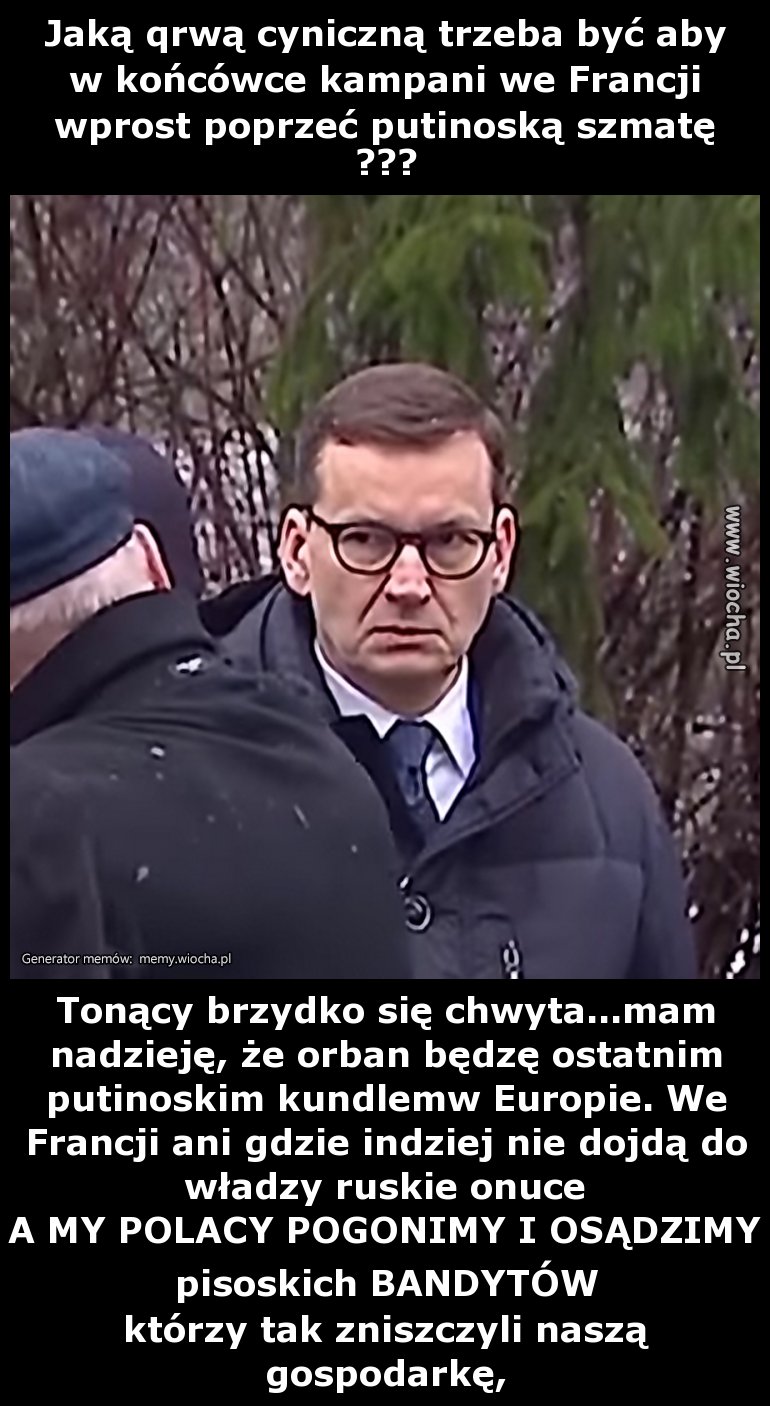 Jaką qrwą cyniczną trzeba być aby w końcówce