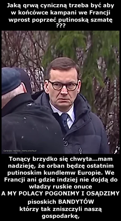 Jaką qrwą cyniczną trzeba być aby w końcówce