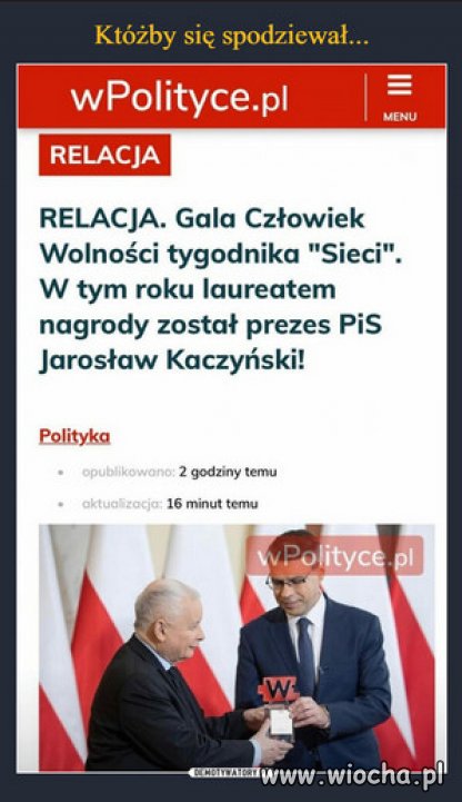 Z ostatniej chwili...Taka niespodzianka!