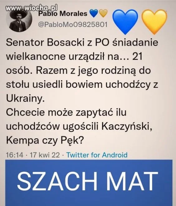 Ci co najbardziej nawołują do pomocy