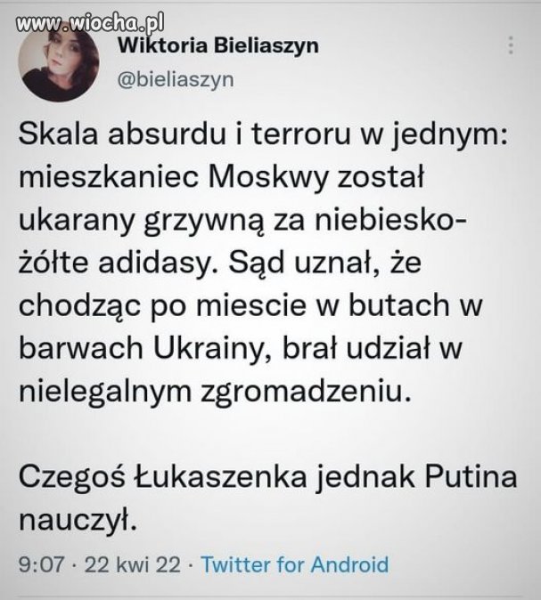 Oj Putinek się boi chyba