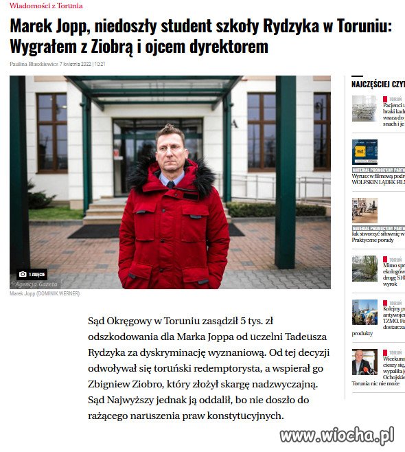 Jednak mozna wygrac z Rydzykiem i Zerovem...