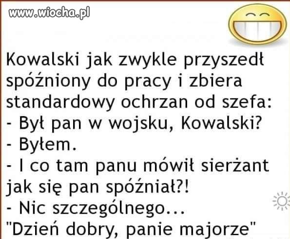 Gdy spóźnisz się do pracy 