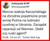 Reakcja Kaczyńskiego 