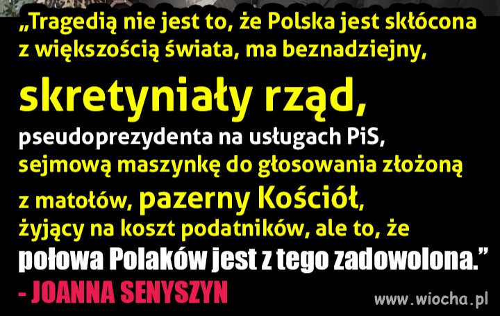 Trudno się z tym nie zgodzić