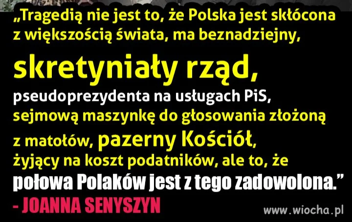 Trudno się z tym nie zgodzić