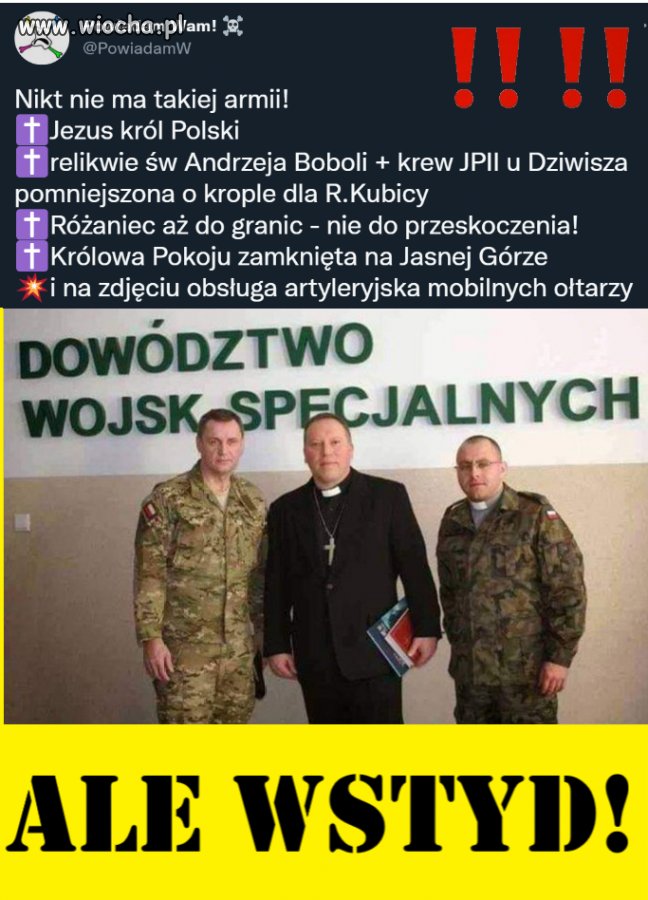 Nikt nie ma takiej armii!