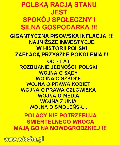 Podsumowanie osiagniec 7 lat rzadow PiSu...