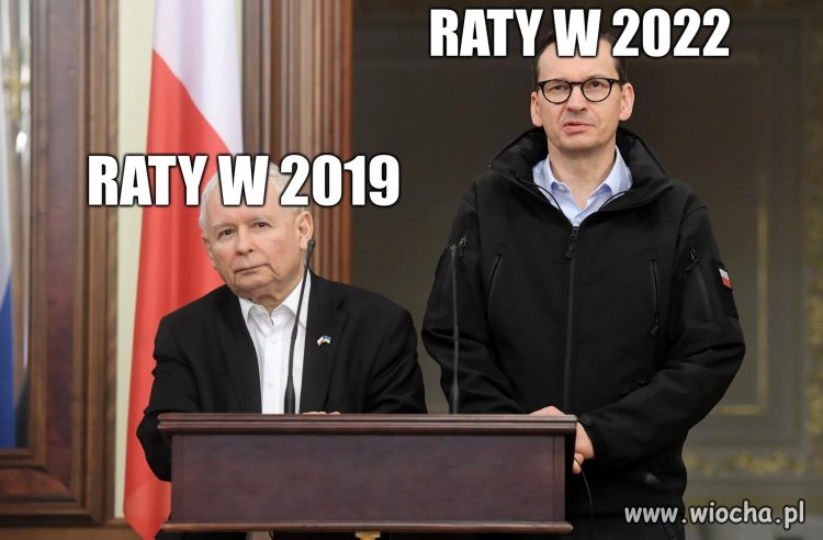Raty to były bliskie zeru więc można powiedzieć, że startowaliśmy z poziomu Ziobry