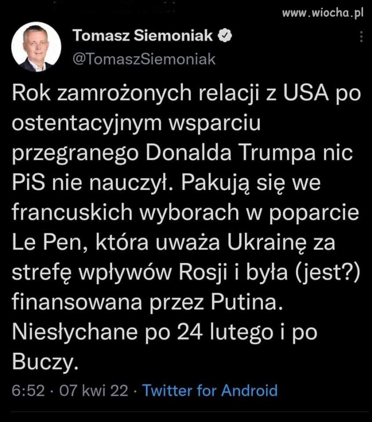 PiS to nieudacznik 