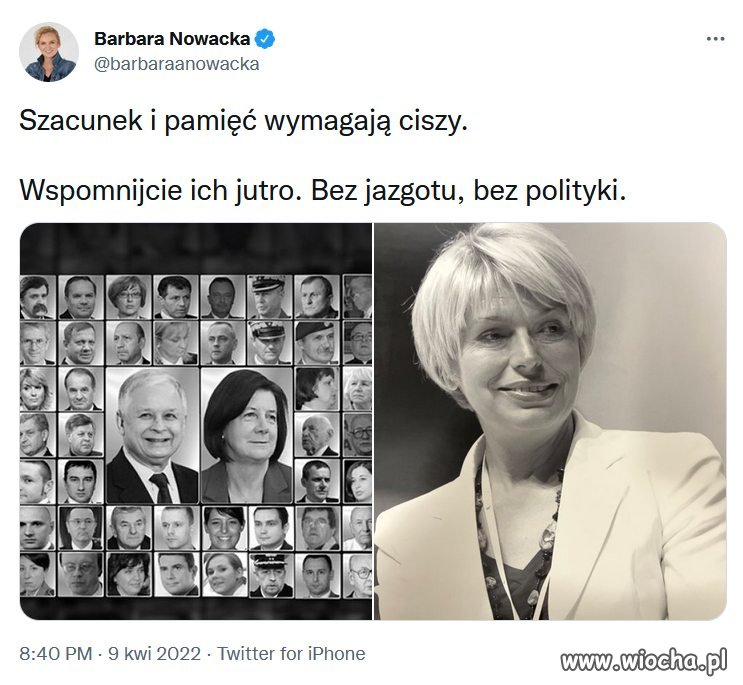 Uszanujmy pamięć chwilą ciszy- nie róbmy kaczego cyrku