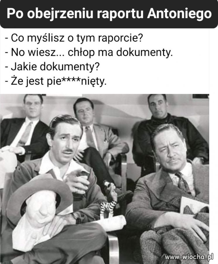 Raprt Antoniego pokazuje prawdę...