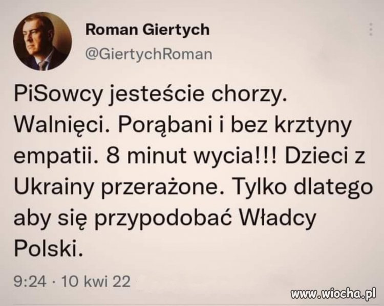Wstyd mi za tych co podjęli taką decyzję 