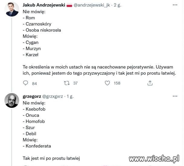 Tak mi jest po prostu łatwiej