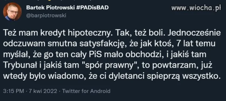 Najlepsi są ci co mówią, że polityką się nie interesują a później narzekają.