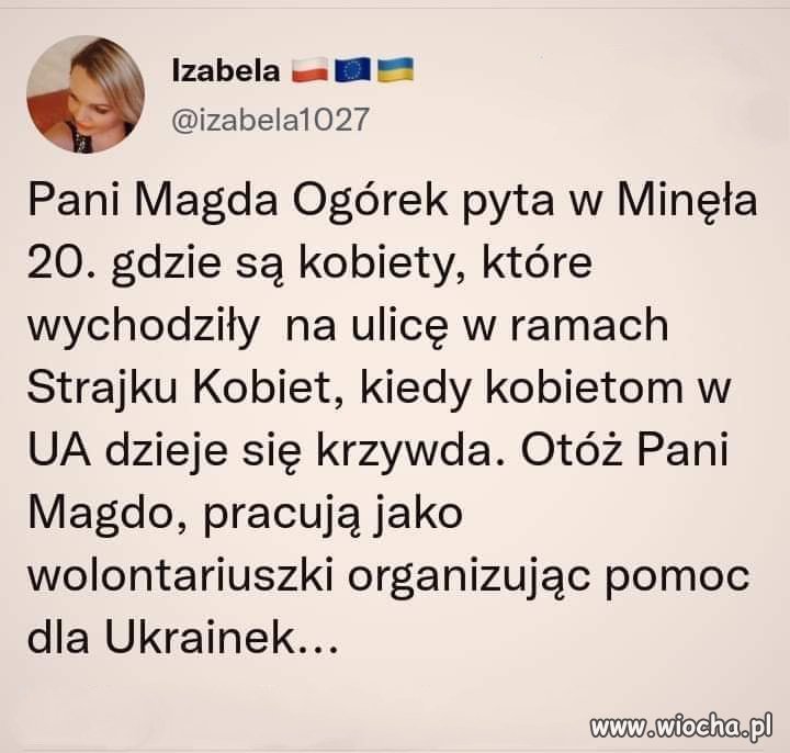 Stan umysłu tej kobiety poraża.