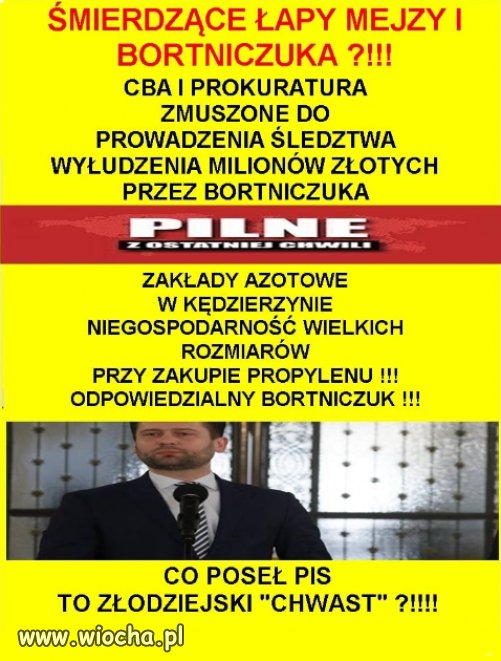 PiS to taka "mejzowa" partia, jeden lepszy od drugiego...