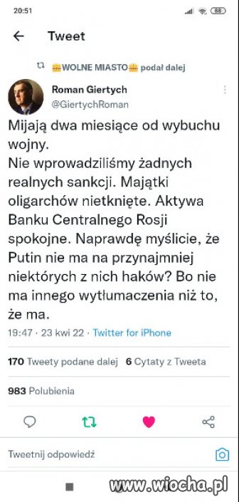 PiS to piąta kolumna Putina !!!