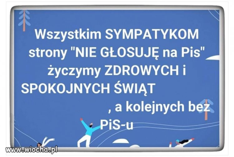 Zdrowych i spokojnych świąt. 
