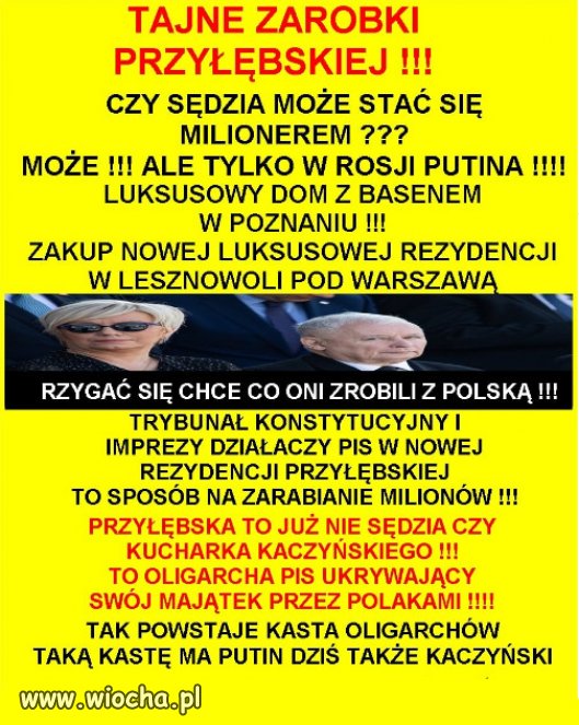 Dlatego utajniaja juz swoje majatki w PiS...