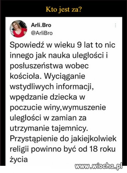 Tak wygląda indoktrynacja dzieci przez sektę kościoła!