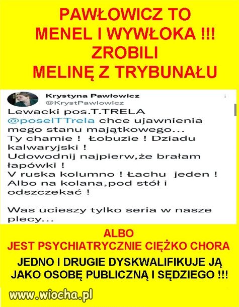 Poziom kultury i majestatu prawa, za czasów PiSu..
