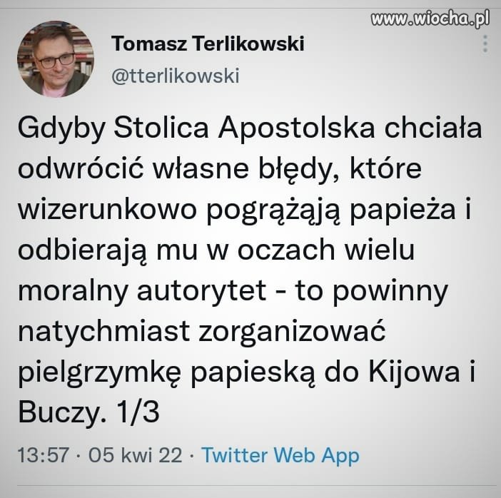 Gdyby Papież chciał ...
