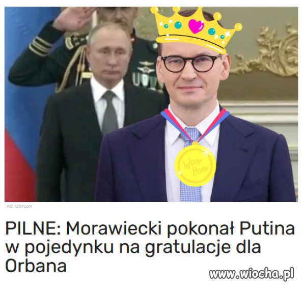 Łał! Kolejne zwycięstwo Mateusza Morawieckiego!