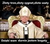 Złote, ale skromne