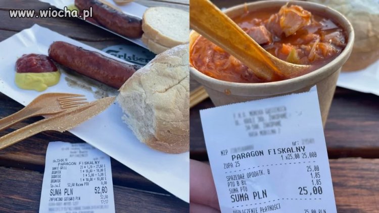 Dodatki do kiełbasy po 10zł i naparstek zupy