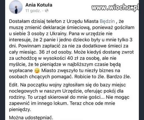 Będzin, wstydź się! 