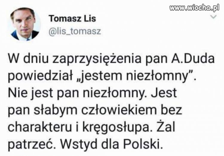 Czy Tomasz Lis ma rację?