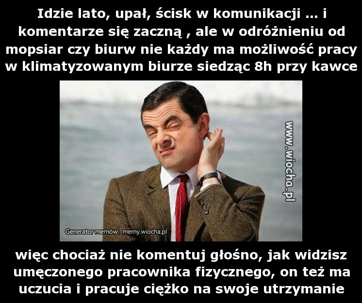 Idzie lato, upał, ścisk w komunikacji ... i