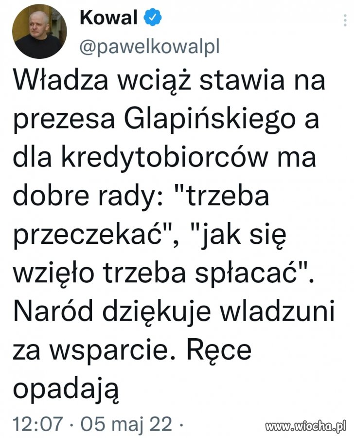 Nie ręce opadają. Te ręce trzeba im uciąć.