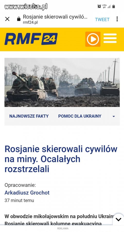 Czy to jest efekt szczekania NATO pod drzwiami Rosji?