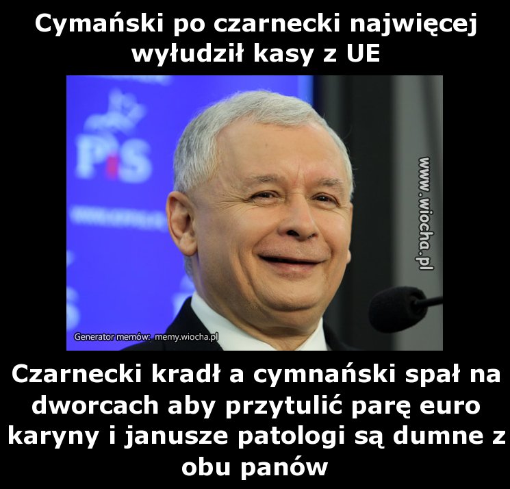 Cymański po czarnecki najwięcej wyłudził kasy z UE
