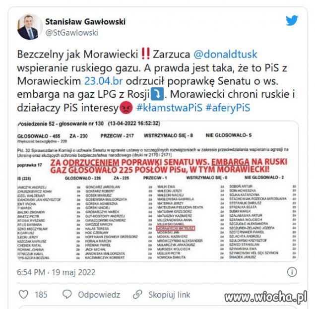 Morawiecki chroni rosyjskie interesy w Polsce!